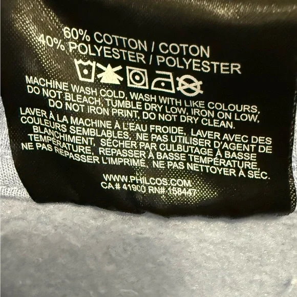 Vincent Van Gogh Iris Painting Embroidered Blue Art Sweatshirt Size XL 1X NWOT - Picture 8 of 12